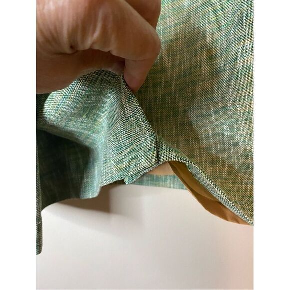 24W, Oscar de la Renta, vintage suit green & teal colour, excellent condition. - Picture 5 of 12